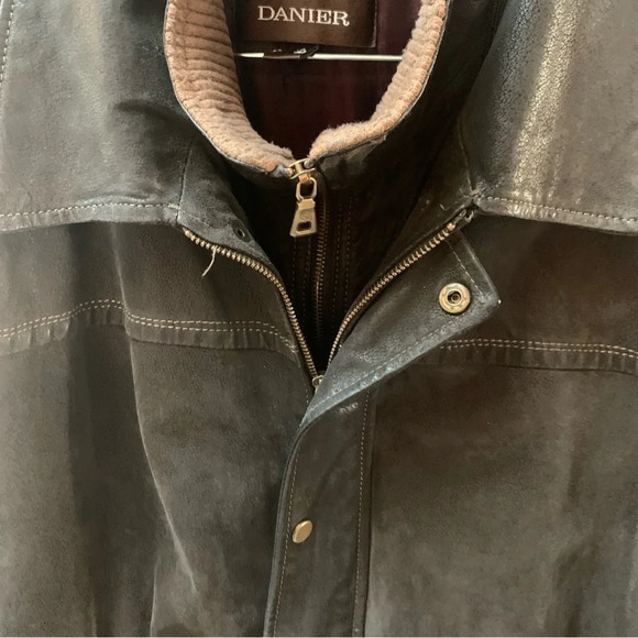 Danier Men's Brown Thinsulate Quilt Lined Jacket XL - Picture 11 of 14